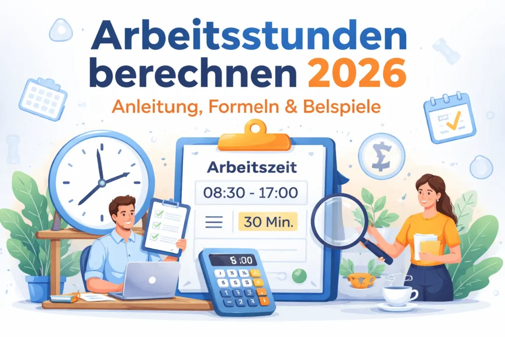 arbeitsstunden berechnen excel beispiel arbeitszeit 1